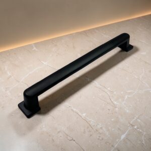 Aysima Siyah Kulp mobilya kulpu modern tasarım 160 mm